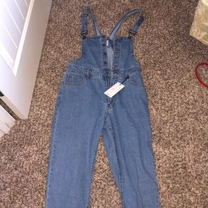 Denim overalls